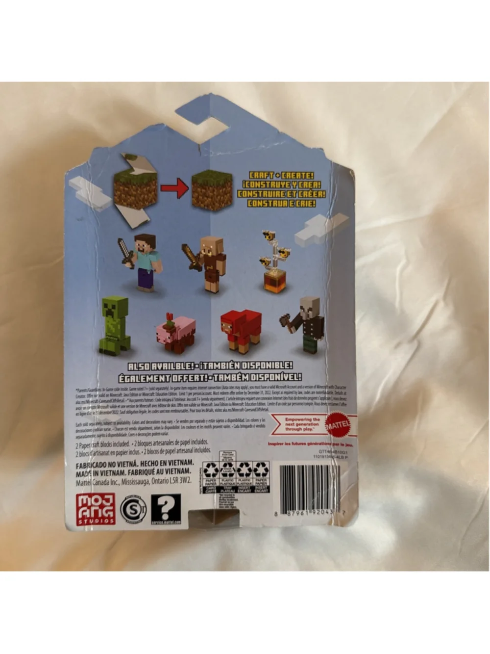 Mattel Minecraft Caves & Cliffs Red Sheep 2.5” Action Figure New